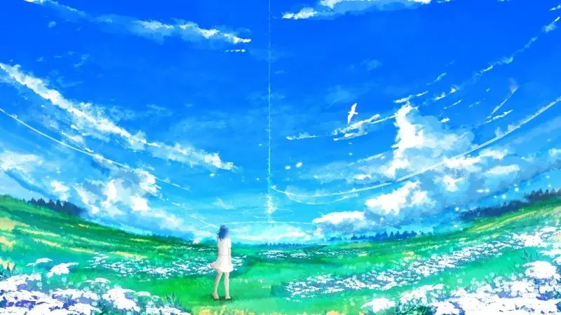 Khung cảnh thiên nhiên anime làm hình nền, mang lại cảm giác thư giãn. Khung cảnh thiên nhiên anime làm hình nền, mang lại cảm giác thư giãn.
