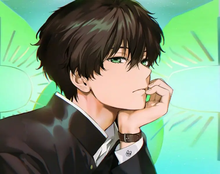 Chàng trai anime cool ngầu với ánh mắt sâu thẳm siêu đẹp Chàng trai anime cool ngầu với ánh mắt sâu thẳm siêu đẹp