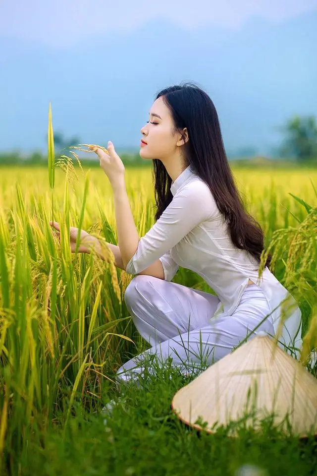 Ảnh gái quê xinh đẹp duyên dáng Ảnh gái quê xinh đẹp duyên dáng