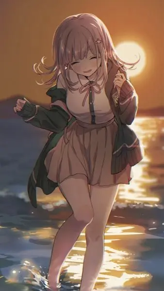 Vẻ đẹp dịu dàng của nhân vật anime wibu nữ. Vẻ đẹp dịu dàng của nhân vật anime wibu nữ.