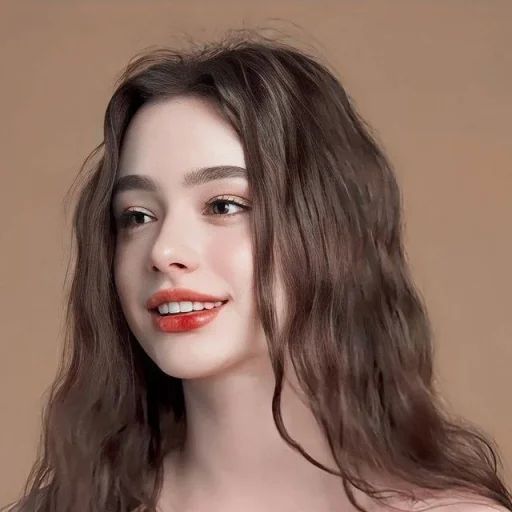 Gái tây xinh với làn tóc sáng bóng Gái tây xinh với làn tóc sáng bóng