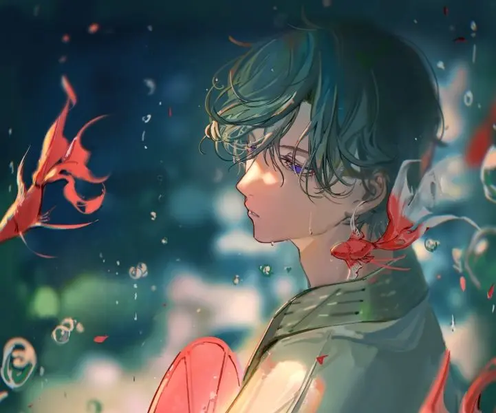 Ảnh anime nam buồn đầy tâm trạng, khơi gợi ký ức. Ảnh anime nam buồn đầy tâm trạng, khơi gợi ký ức.