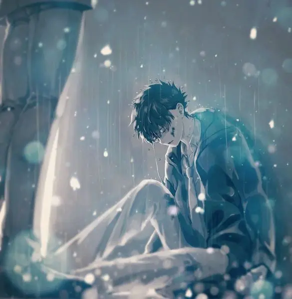 Khi trái tim tan vỡ qua từng nét vẽ anime buồn. Khi trái tim tan vỡ qua từng nét vẽ anime buồn.