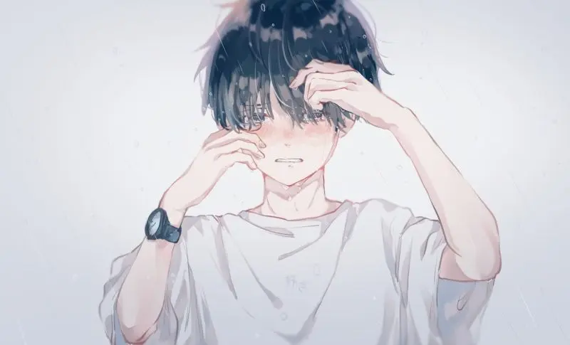 Góc nhìn sâu lắng trong hình ảnh anime nam buồn. Góc nhìn sâu lắng trong hình ảnh anime nam buồn.