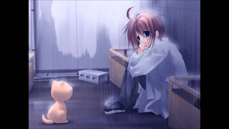 Khi anime nam buồn, thế giới như thất vọng. Khi anime nam buồn, thế giới như thất vọng.