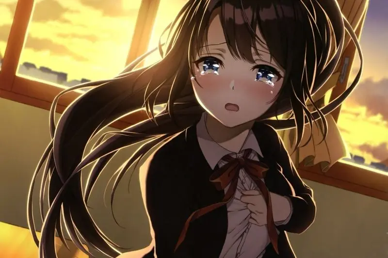 Hãy giải quyết nỗi buồn của nữ anime, gửi lại trong lòng. Hãy giải quyết nỗi buồn của nữ anime, gửi lại trong lòng.