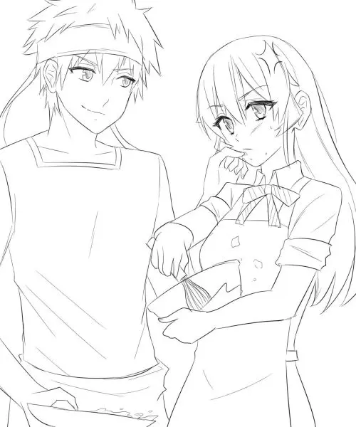Thể hiện tình cảm của bạn qua ảnh anime đôi không màu! Thể hiện tình cảm của bạn qua ảnh anime đôi không màu!