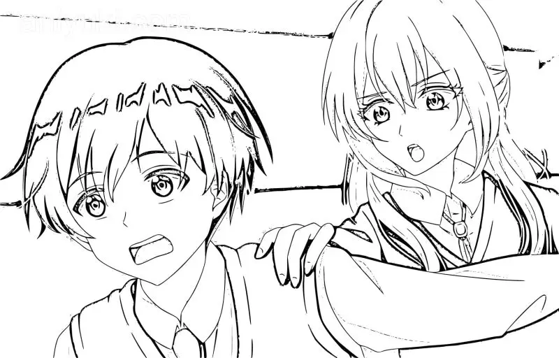 Ảnh anime đôi không màu, đơn giản nhưng đầy cảm xúc. Ảnh anime đôi không màu, đơn giản nhưng đầy cảm xúc.