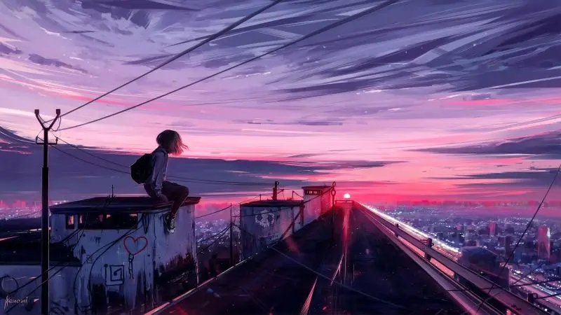 Hình ảnh anime nữ thất tình buồn bã Hình ảnh anime nữ thất tình buồn bã