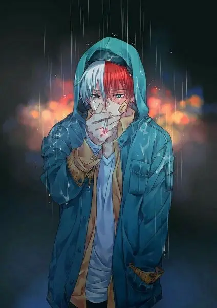 Nét mặt thất bại của nhân vật anime trong bóng tối Nét mặt thất bại của nhân vật anime trong bóng tối