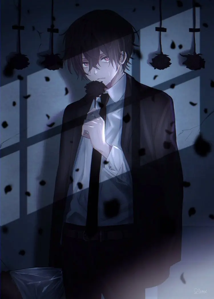 Hình ảnh anime nam thất tình mang cảm giác giác lạc lõng Hình ảnh anime nam thất tình mang cảm giác giác lạc lõng