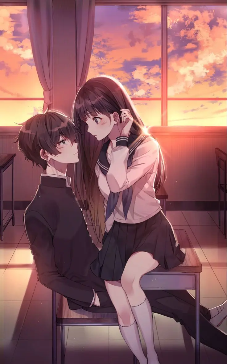 Khung cảnh đẹp tuyệt vời và lãng mạn của các cặp đôi anime yêu nhau. Khung cảnh đẹp tuyệt vời và lãng mạn của các cặp đôi anime yêu nhau.