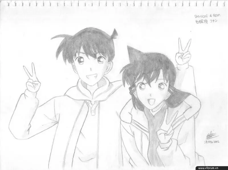 Hình anime nam vẽ bằng bút chì phác họa mạnh mẽ và cuốn hút Hình anime nam vẽ bằng bút chì phác họa mạnh mẽ và cuốn hút