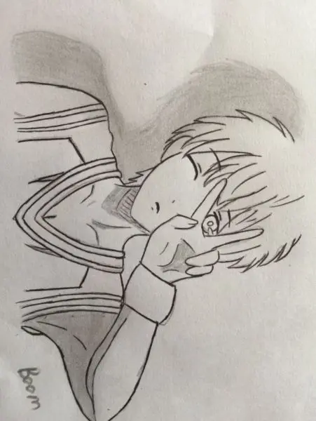 Vẽ anime nam bút chì mang nét quyến rũ và nam tính Vẽ anime nam bút chì mang nét quyến rũ và nam tính