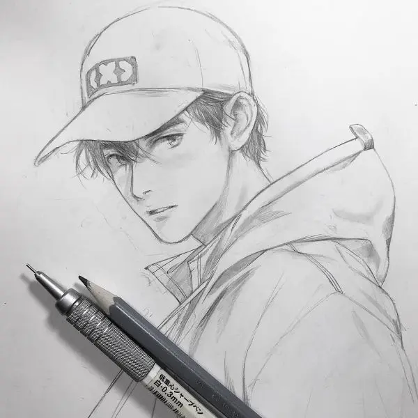 Khám phá tranh anime nam phác họa bằng bút chì đầy thu hút Khám phá tranh anime nam phác họa bằng bút chì đầy thu hút