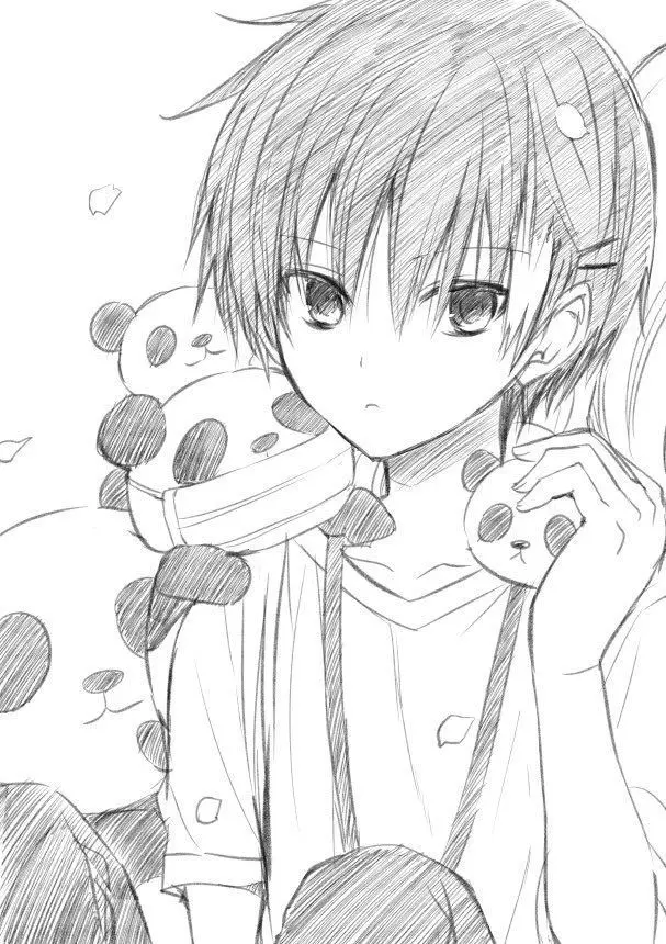 Vẻ nam tính qua hình ảnh anime nam bút chì độc đáo và mạnh mẽ Vẻ nam tính qua hình ảnh anime nam bút chì độc đáo và mạnh mẽ