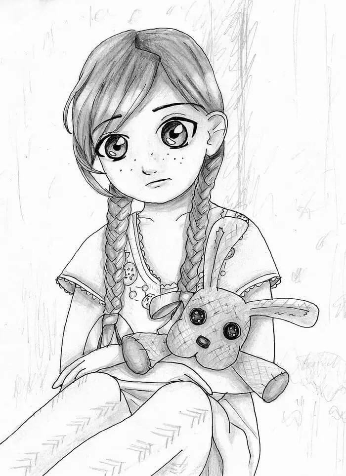 Khám phá tranh anime nữ vẽ bút chì đẹp mềm mại và tinh tế Khám phá tranh anime nữ vẽ bút chì đẹp mềm mại và tinh tế