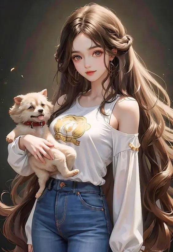 Hình nền gái xinh 3D hoà nhã