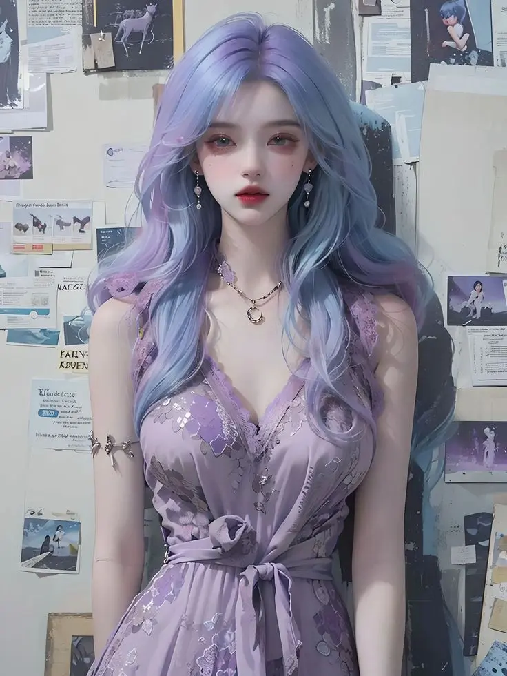Hình nền gái xinh 3D phong cách