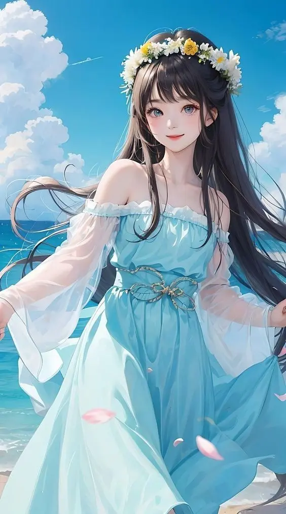 Hình nền gái xinh 3D dễ thương