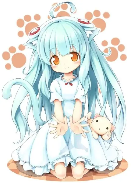 Ảnh anime mèo nữ siêu dễ thương – bạn có yêu không Ảnh anime mèo nữ siêu dễ thương – bạn có yêu không