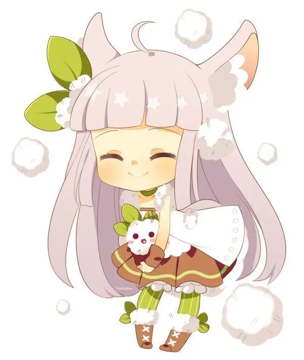 Vẻ đáng yêu của mèo anime nữ làm việc sáng cả màn hình Vẻ đáng yêu của mèo anime nữ làm việc sáng cả màn hình