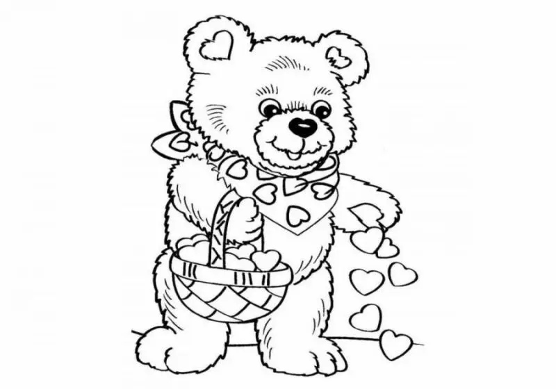 Khám phá hoạt động giải trí cho bé qua tranh tô màu gấu dâu đầy màu sắc.