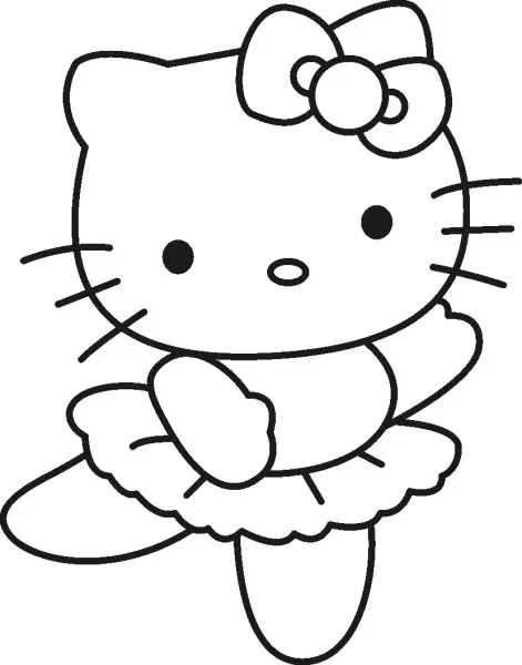 Giúp bé rèn luyện khéo tay qua tranh tô màu Hello Kitty dễ thương