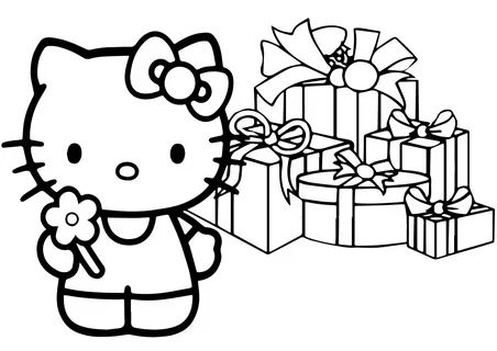 Trò chơi tô màu Hello Kitty dễ thương giúp bé thêm sáng tạo