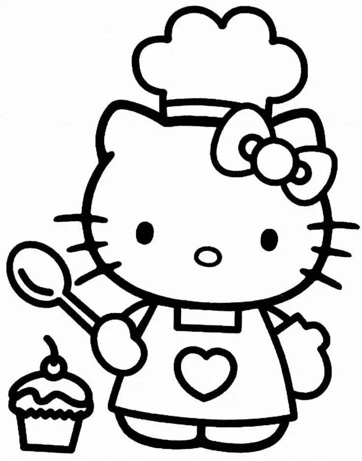 Khám phá các mẫu tranh Hello Kitty dễ thương cho bé yêu