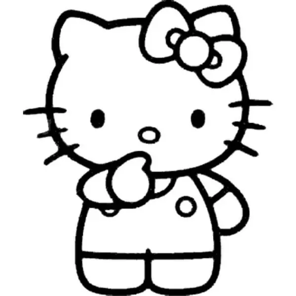 Giúp bé khám phá sắc màu với tranh Hello Kitty dễ thương