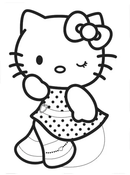 Tranh Hello Kitty dễ thương mang lại niềm vui cho bé mỗi ngày