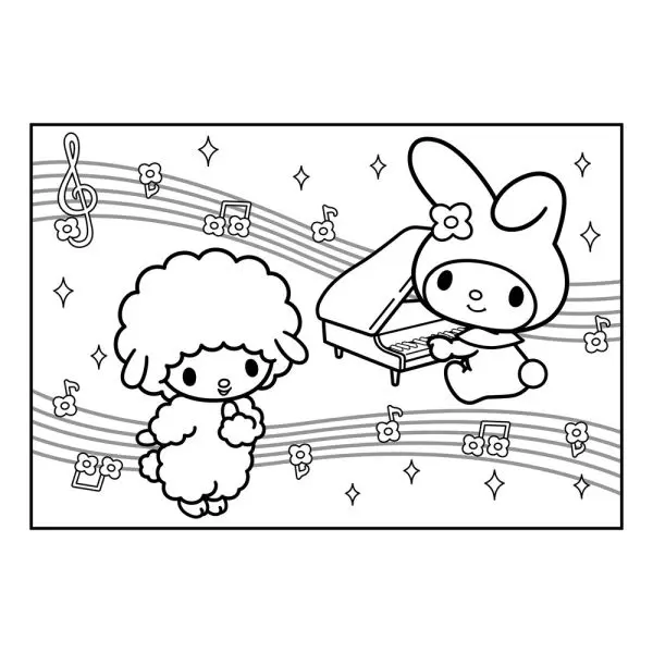 Hình tô màu Kuromi dễ thương cho bé thích khám phá Hình tô màu Kuromi dễ thương cho bé thích khám phá