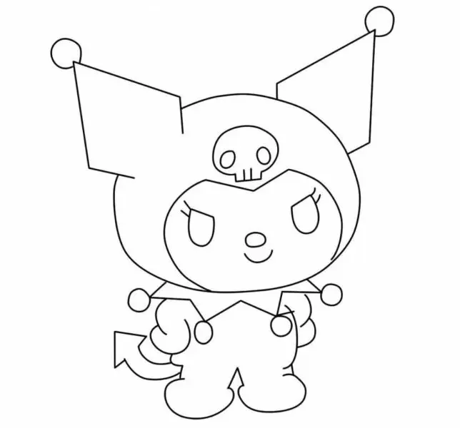 Tranh tô màu Kuromi dễ thương để bé vui mỗi ngày Tranh tô màu Kuromi dễ thương để bé vui mỗi ngày