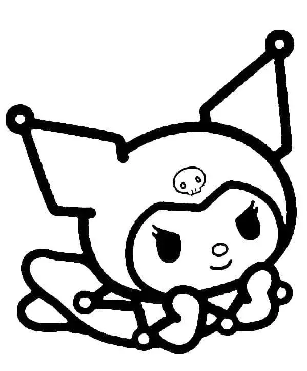 Tranh tô màu Kuromi dễ thương kích thích tư duy sáng tạo Tranh tô màu Kuromi dễ thương kích thích tư duy sáng tạo