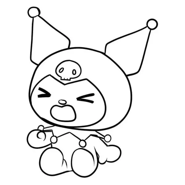 Tạo thế giới riêng với tranh tô màu Kuromi dễ thương Tạo thế giới riêng với tranh tô màu Kuromi dễ thương