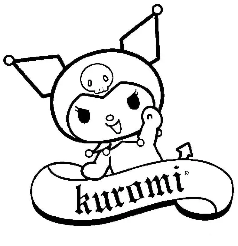 Giúp bé phát triển trí óc với tranh tô màu Kuromi dễ thương Giúp bé phát triển trí óc với tranh tô màu Kuromi dễ thương