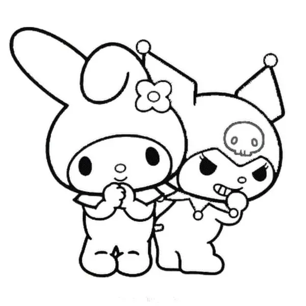 Mang lại giờ chơi sáng tạo với tranh tô màu Kuromi dễ thương Mang lại giờ chơi sáng tạo với tranh tô màu Kuromi dễ thương