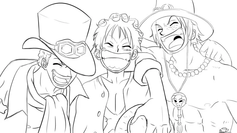 Hãy tô màu các nhân vật One Piece siêu ngầu và làm mới bộ sưu tập của bạn!