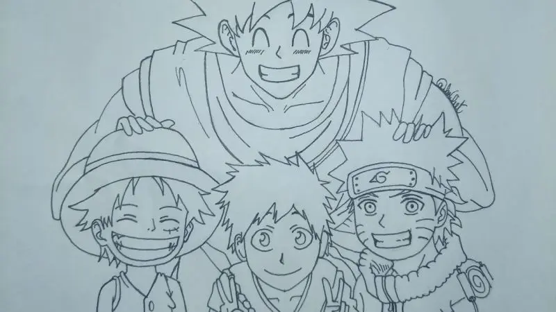 Chắc chắn bạn sẽ thích tranh tô màu One Piece siêu ngầu với phong cách riêng biệt!