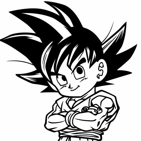 Tranh tô màu cho trẻ em: Songoku dễ dàng tô màu, vui nhộn. Tranh tô màu cho trẻ em: Songoku dễ dàng tô màu, vui nhộn.