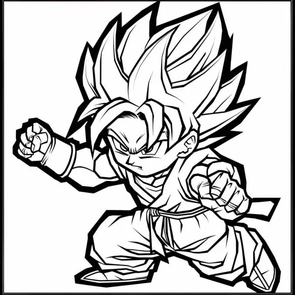 Trẻ em sẽ yêu thích tranh tô màu Songoku với màu sắc rực rỡ. Trẻ em sẽ yêu thích tranh tô màu Songoku với màu sắc rực rỡ.
