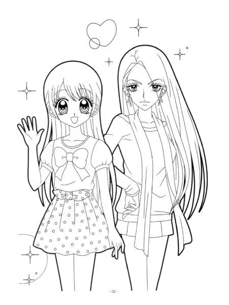 Ảnh anime tô màu nữ dễ thương, mang đến những giờ phút thư giãn. Ảnh anime tô màu nữ dễ thương, mang đến những giờ phút thư giãn.