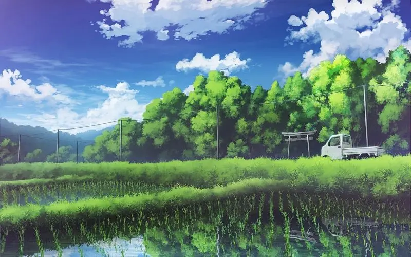 Tận hưởng sự yên tĩnh trong tranh anime phong cảnh đẹp như mơ. Tận hưởng sự yên tĩnh trong tranh anime phong cảnh đẹp như mơ.
