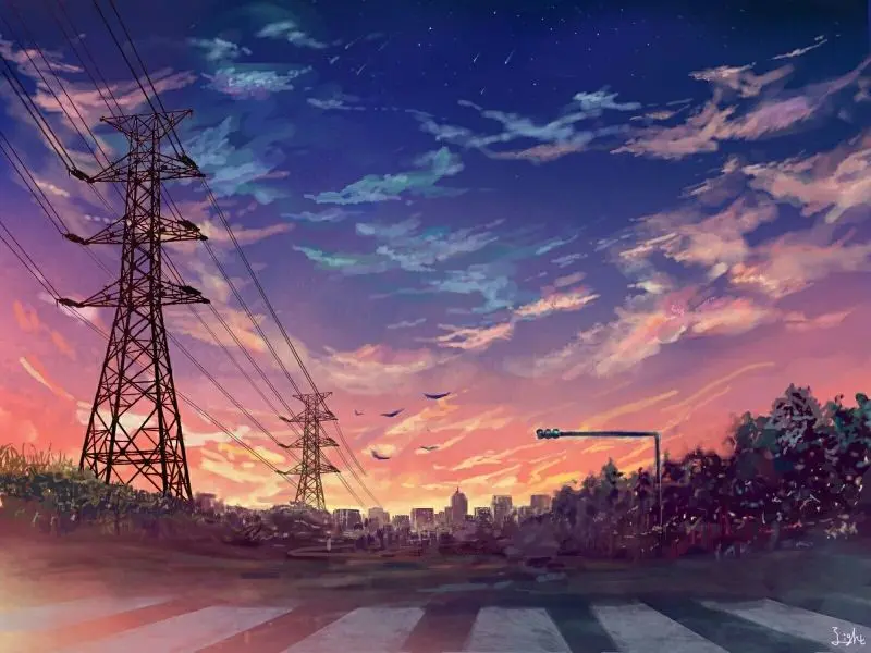 Khung cảnh anime phong cảnh yên bình, thoáng đãng và dịu nhẹ. Khung cảnh anime phong cảnh yên bình, thoáng đãng và dịu nhẹ.