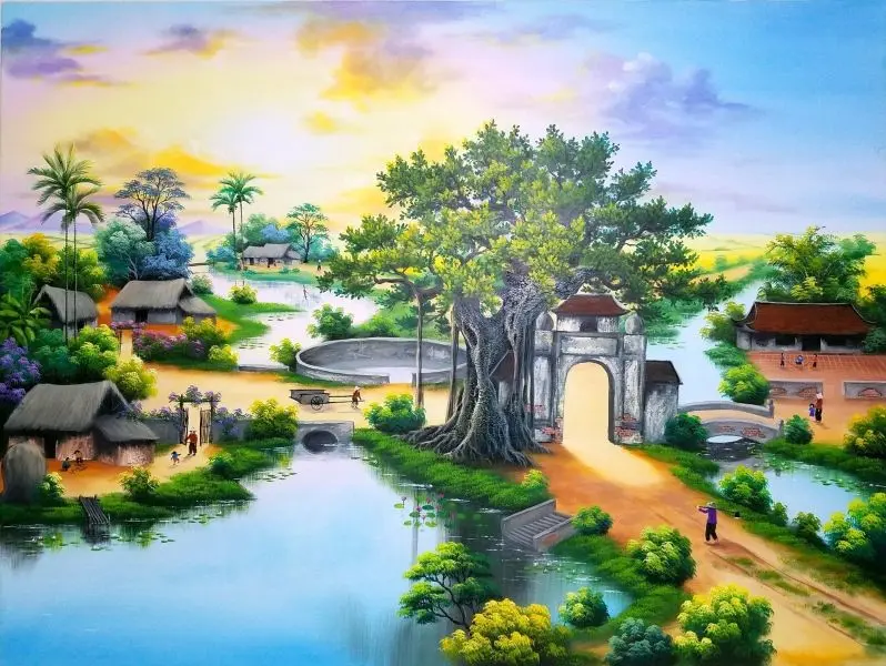 Một bức tranh anime yên bình mang lại cảm giác nhẹ nhõm. Một bức tranh anime yên bình mang lại cảm giác nhẹ nhõm.
