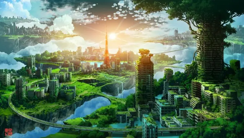 Bình yên tuyệt đối trong bức tranh anime phong cảnh yên tĩnh. Bình yên tuyệt đối trong bức tranh anime phong cảnh yên tĩnh.