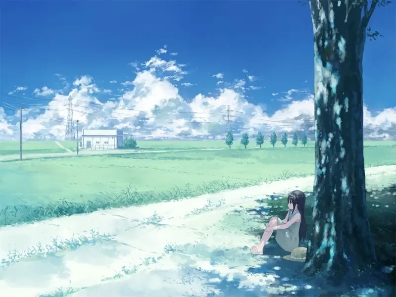 Phong cảnh anime yên bình - không gian để hít thở và thả lỏng. Phong cảnh anime yên bình - không gian để hít thở và thả lỏng.