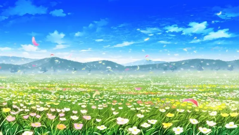 Hòa mình vào bức tranh anime phong cảnh lãng mạn, đầy sắc thái. Hòa mình vào bức tranh anime phong cảnh lãng mạn, đầy sắc thái.