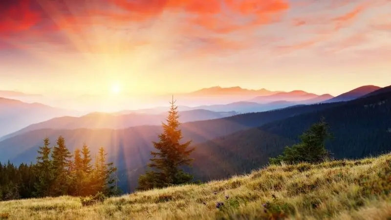 Khung cảnh ánh sáng mặt trời, vẻ đẹp lộng lẫy của thiên nhiên Khung cảnh ánh sáng mặt trời, vẻ đẹp lộng lẫy của thiên nhiên